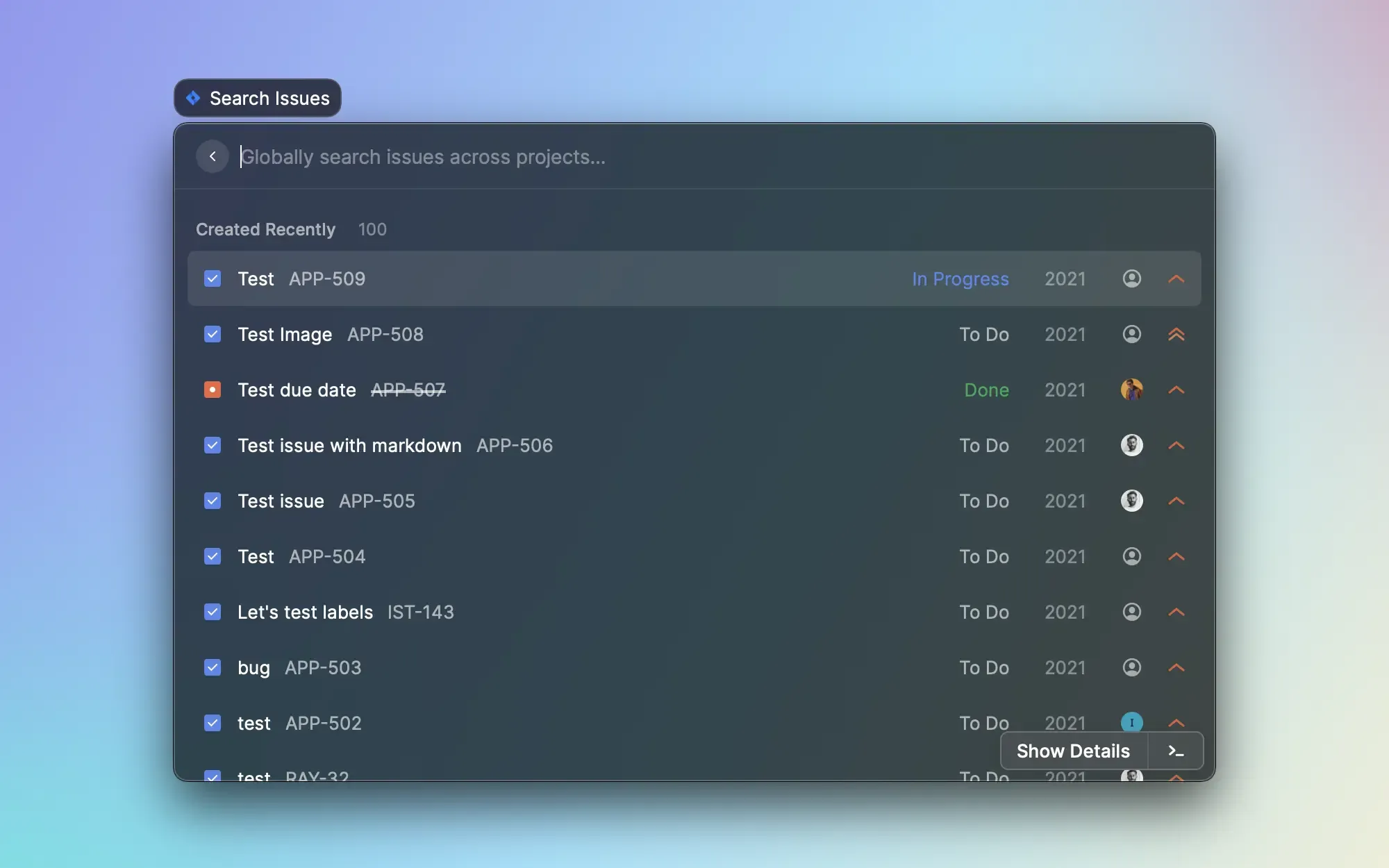Jira extension right from Raycast Jira extension right from Raycast