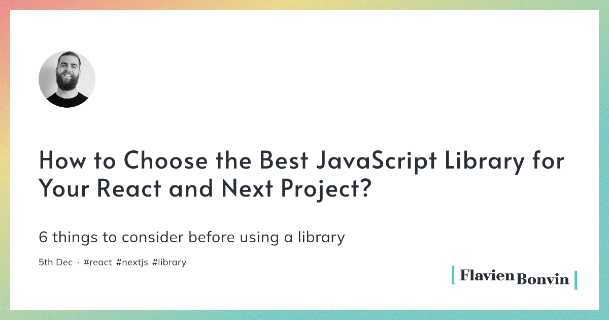 The Top 6 JavaScript Libraries to Avoid for Better DX in 2023